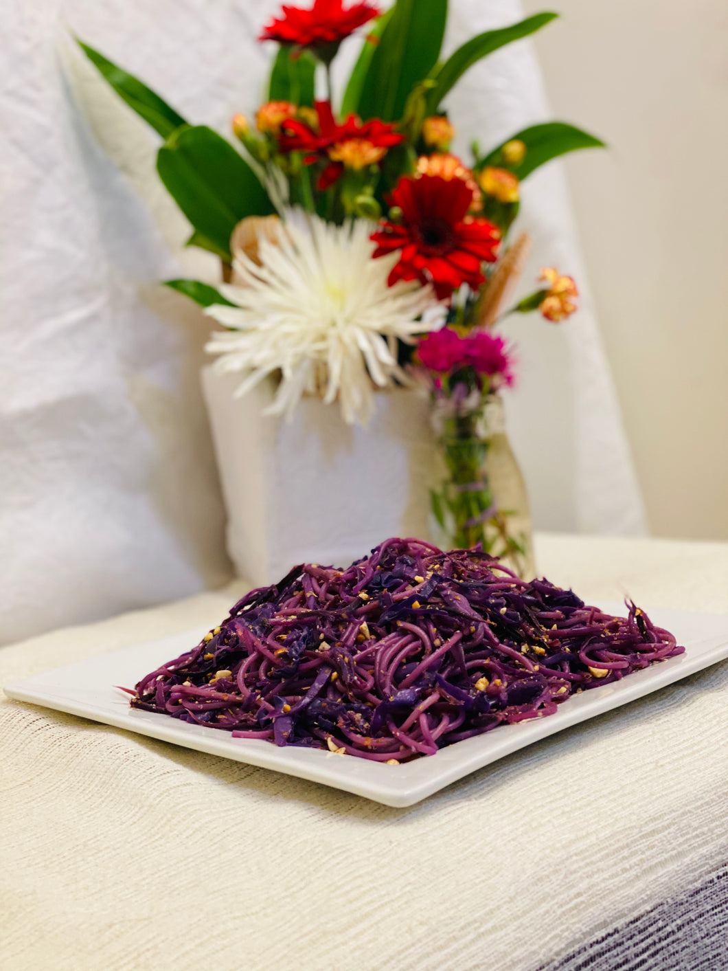 Purple Cabbage Pasta