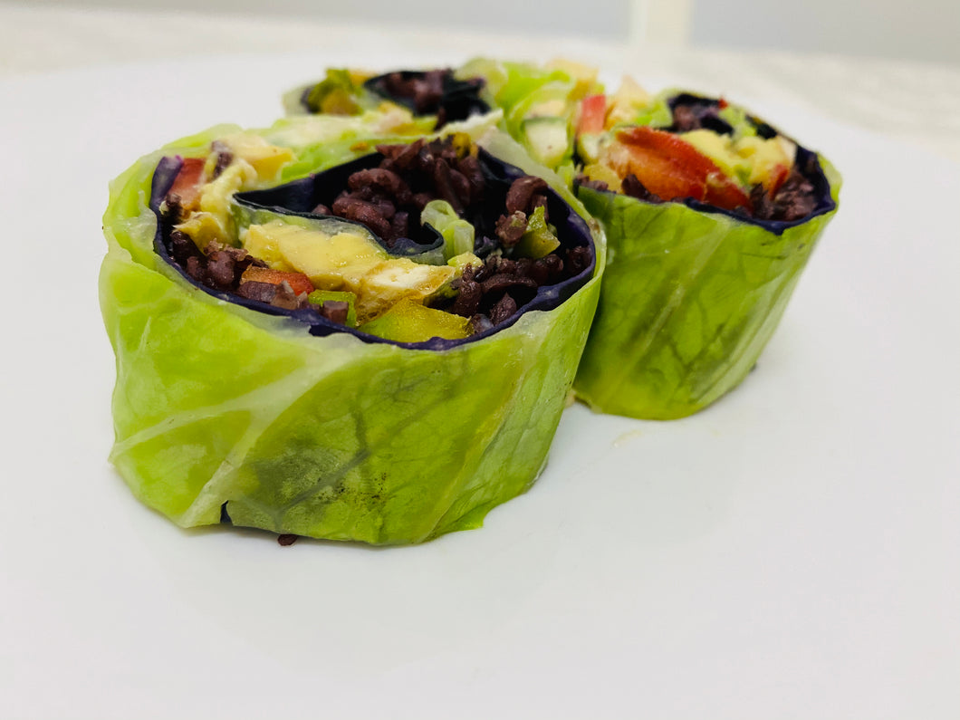 Cabbage & Berryrice Rolls